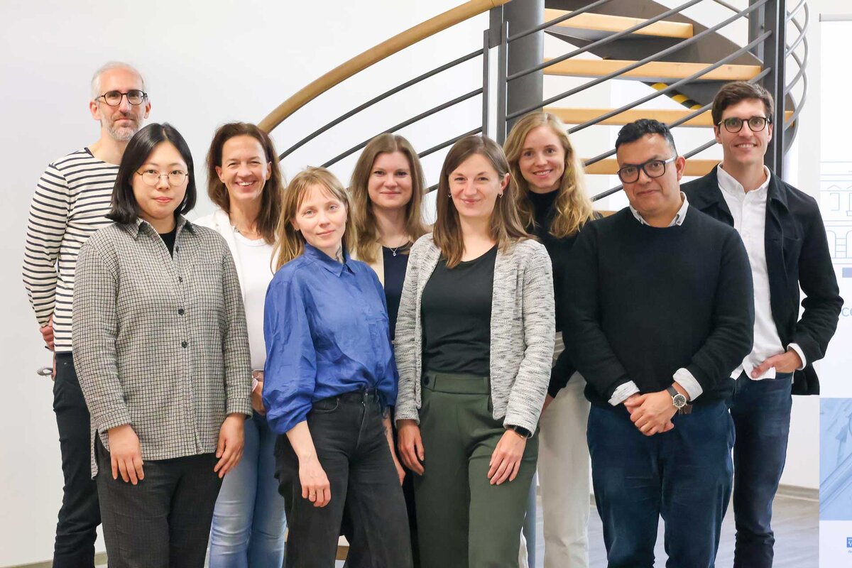 group photo of PostdocLab participants at the College for Social Sciences and Humanities