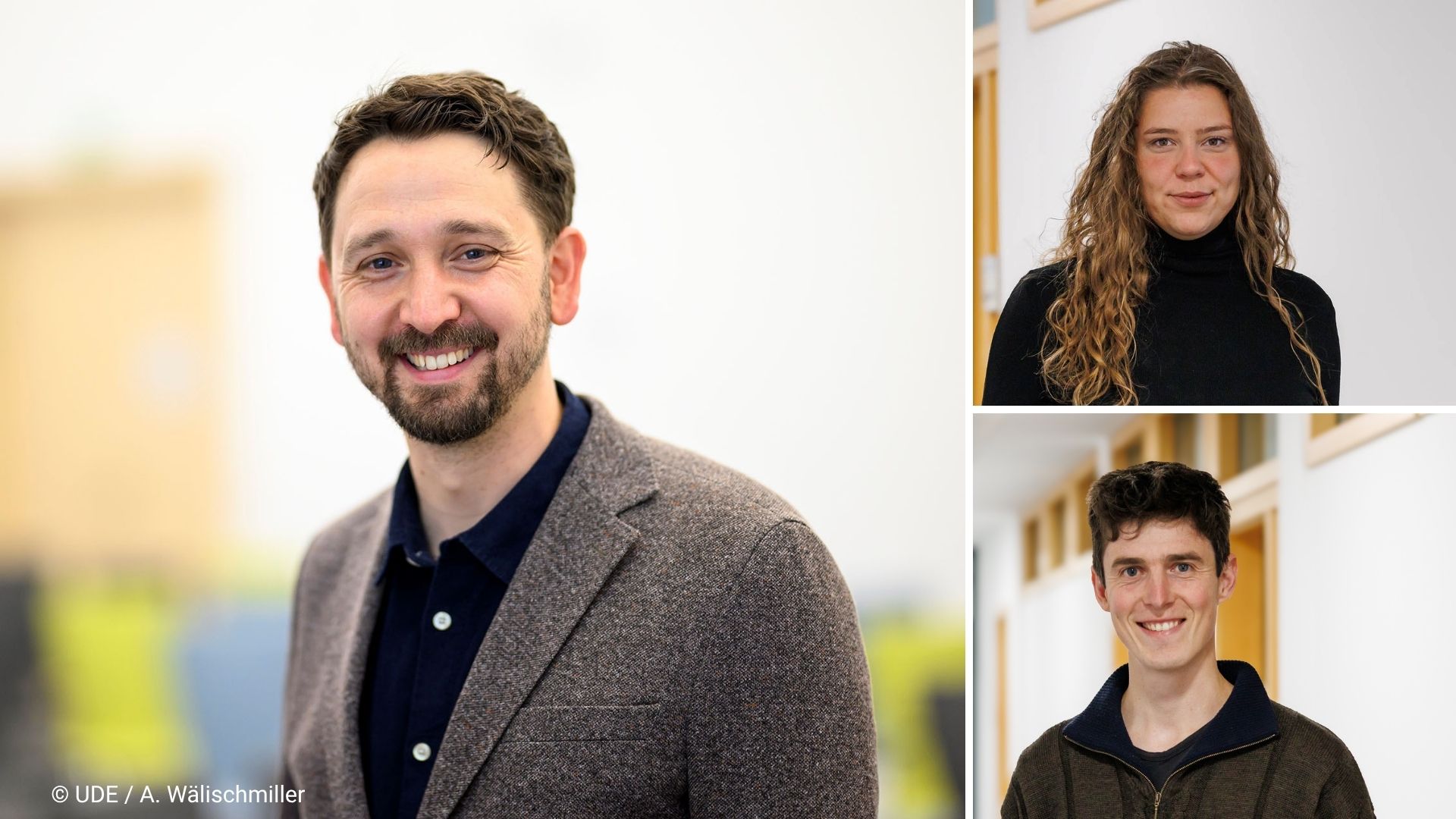 collage of portrait photos of research group members